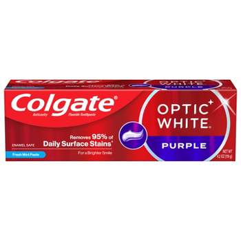 Colgate Optic White Purple Toothpaste for Teeth Whitening - 4.2oz