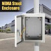 Outdoor Electrical Box, Steel Enclosure, IP66 Waterproof & Dustproof, Electrical Junction Box with Mounting Plate for Indoor Outdoor Use - 4 of 4