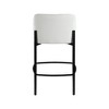 Meridian Furniture,Burton Cream Chenille Fabric Stool, Set of 2 - 2 of 4