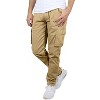 Blu Rock Men's Flex-Stretch Cotton Cargo Pants, 31-Inch Inseam - Comfortable and Durable- 3 Pack - 3 of 4
