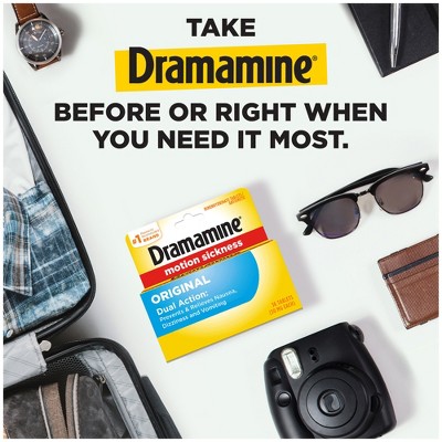 Dramamine Original Formula Motion Sickness Relief Tablets for Nausea, Dizziness & Vomiting - 36ct, 5 of 9
