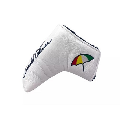 PRG Golf Arnold Palmer Vanto Vintage Leather Blade Headcovers - White