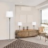 Set of 3 Tapered Lamp Set with Shades - Elegant Designs: For Living Room & Nightstand - 3 of 4