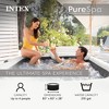 Intex PureSpa Plus Inflatable Square Hot Tub Spa with Maintenance Accessory Kit - 2 of 4
