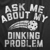 Womens Ask Me About My Dinking Problem T Shirt Funny Pickleball Lovers Joke Tee For Ladies - Crazy Dog Women's T Shirt - 2 of 4