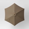 9' Round Outdoor Patio Market Umbrella with Black Pole - Threshold™ - 4 of 4