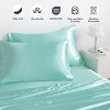 3/4 Pieces Satin Bed Sheet Set, Silky Cooling Soft Sheet Set - NTBAY - 4 of 4