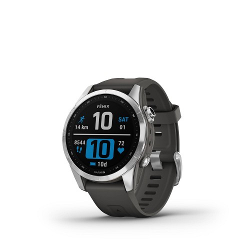 Garmin Fenix 7s - Silver With Graphite Band : Target