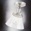 Urban Ambiance Luxury Modern Farmhouse Indoor Ceiling Light,  10''H x 8"W x 8''D,  Brushed Nickel Finish, UHP4662 - 3 of 4