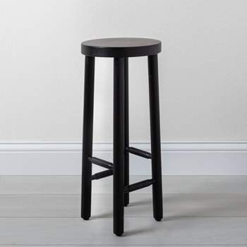 Wood & Steel Accent Side Table - Natural/black - Hearth & Hand