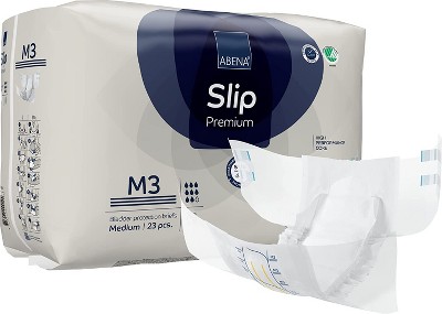 Abena Slip, Premium Incontinence Briefs, Level 3 Heavy Absorbency (Medium To Large Sizes)