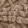 DOMETOUR Fuzzy Cable Knit Throw Blanket for Couch, 43.3 x55 Inches Cozy Blanket for Kids Women, Ultra Soft Lightweight Blanket for All Season - 2 of 4