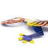 Slickblue 13" Handmade Colorful Gecko Wall Art, Steel Decor with Black Stripes for Indoor/Outdoor Hanging - 2 of 4