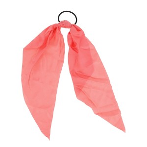 Unique Bargains Fashion Solid Triangle Ribbon Hair Elastic Band 1 Pc - 1 of 4