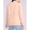 Women's Funnel Neck Pullover Nursing Sweatshirt | Motherhood Maternity - 2 of 4