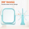Unique Bargains Plastic Double Sided 360° Rotating Makeup Mirror 1 Pc - 4 of 4