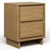 Heynemo 2-Drawer Dresser, Modern Wood Dresser with Clean Edge Detailing, Versatile Storage Unit for Bedroom, Living Room, Office, Entryway - 4 of 4
