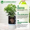 14.2" Tall Planters Set of 2, Flower Pots with Water Level Monitor, for Patio, Porch, Living Room - 4 of 4