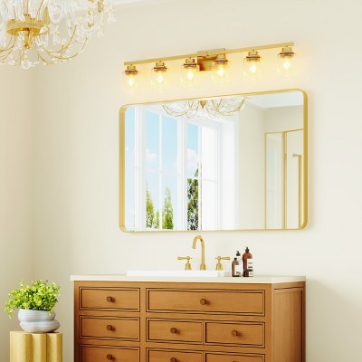 Wall-Mounted Mirror Rectangle Bathroom Vanity Mirrors Framed Mirrors Aluminum Framed Bathroom Mirror