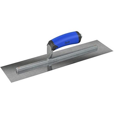 Bon Tool 67-225 Finish Trowel - Square - Car Steel - 12 X 5 - Comfort Grip