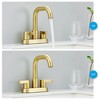 Bathroom Faucet 2 Handle 4 Inch Centerset Bathroom Sink Faucets - 3 of 4