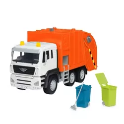 DRIVEN – Toy Recycling Truck (Orange) – Standard Series