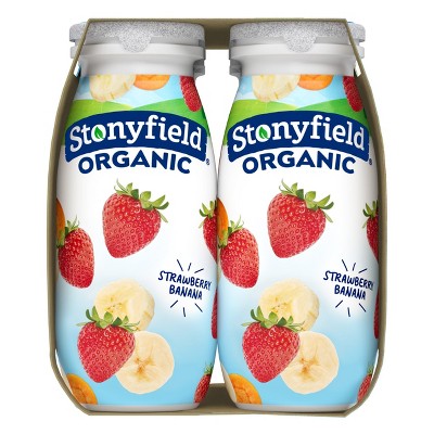 Stonyfield Organic Kids&#39; Strawberry Banana Yogurt Smoothies - 6pk/3.1 fl oz bottles_7