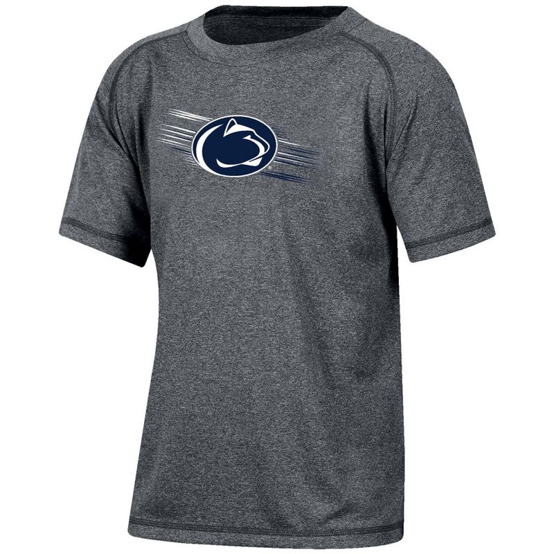 NCAA Penn State Nittany Lions Boys&#39; Gray Poly T-Shirt, 1 of 4