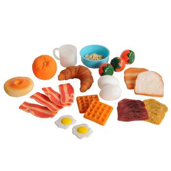 Kaplan Early Learning Life-size Pretend Play Breakfast, Lunch and Dinner Meal Sets