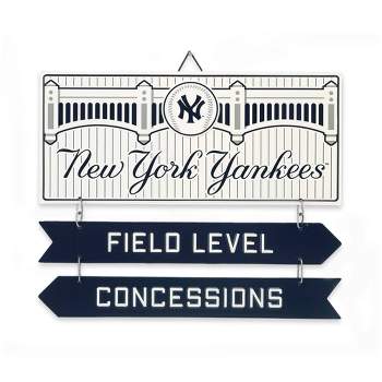 MLB New York Yankees Baseball Field Metal Panel