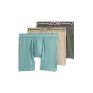 Jockey Men's Organic Cotton Stretch 6.5" Boxer Brief - 3 Pack - 1 of 4