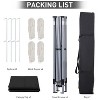 Ainfox 10'×10'  Portable Canopy With Carrying Bag - 4 of 4