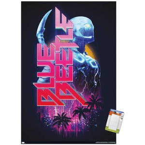 Trends International DC Comics Movie Blue Beetle - Lightning Unframed Wall Poster Prints - 1 of 4