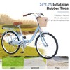 Gulches 24 Inch Single Speed Folding Lady Bike , Durable Steel Frame,Compact Design for Easy Storage and Commuting - 2 of 4