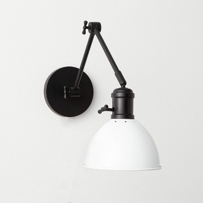 Metal Dome Sconce (Includes LED Bulb) Black - Threshold™ designed with Studio McGee