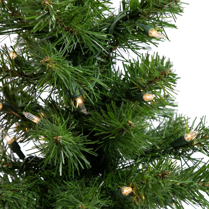 Northlight 1.5 FT Pre-Lit Medium Blackwater Fir Artificial Christmas Tree, Clear Lights, 5 of 10