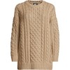 Lands' End Women's Oversized Drifter Cable Tunic Sweater - 3 of 3