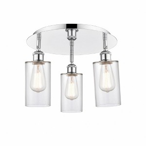 Clymer - 3 Light Flush Mount In Art Deco Style-9.38 Inches Tall and 15.63 Inches Wide - 1 of 1