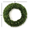 Plum & Post Boxwood Wreath 24" - 4 of 4
