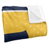 East Tennessee State University Logo Dots Silky 50x60 Blanket, 1 Sided 50x60 - 3 of 4