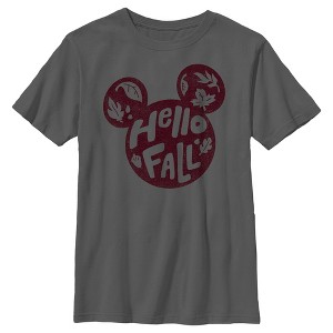 Boy's Disney Mickey and Friends Hello Fall T-Shirt - 1 of 4