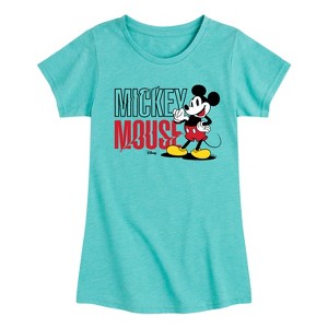Girls' - Disney - Mickey & Friends Fitted Short Sleeve Graphic T-Shirt - 1 of 4