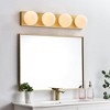 Elegant Lighting Jaylin 4 light Chrome and frosted white Bath Sconce - 2 of 4