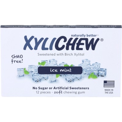 Xylichew Gum Ice Mint - Case of 24 - 12 pcs