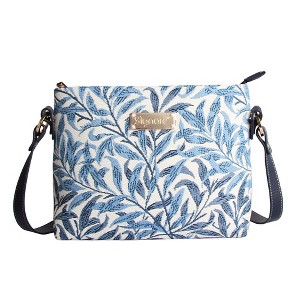 Signare USA William Morris Willow Bough Blue Crossbody Bag - 1 of 4