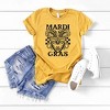 Simply Sage Market Women's Mardi Gras Mask Distressed Short Sleeve Graphic Tee - 3 of 3