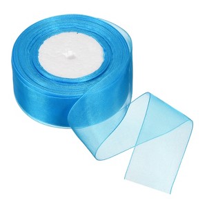 Unique Bargains Soft DIY Crafts Wedding Gift Wrapping Sheer Organza Ribbon - 1 of 4