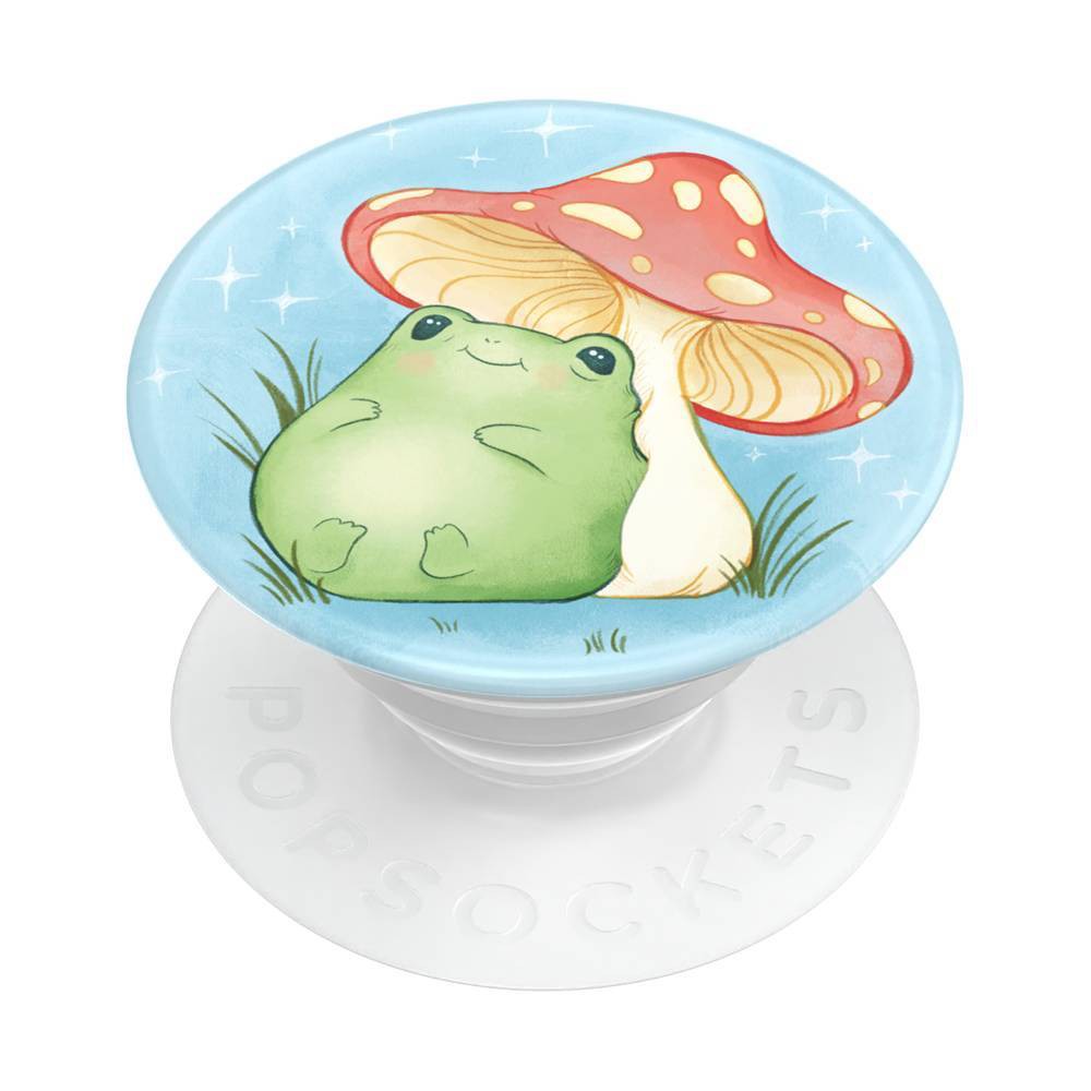 Photos - Other for Mobile PopSockets PopGrip Cell Phone Grip & Stand - Sleepy Frog 