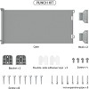 BabyBond Retractable Baby Gate for Stair and Doorway,33" Tall, 71" Wide,Hardware Mounting Kit - 4 of 4