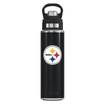 GREAT AMERICAN Pittsburgh Steelers Opal Curve Hydration Bottle Diamond  Collection 20-fl oz Stainless Steel Water Bottle at